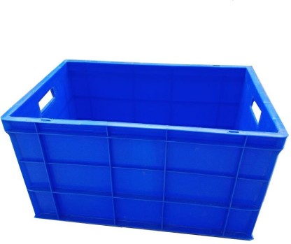 Collapsible Storage Crates/Stackable Storage Container Basket Doryh 34 Quart Plastic Crates 2-Pack 