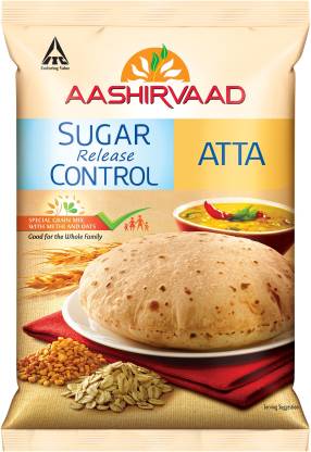 AASHIRVAAD Sugar Release Control Atta 3kg + Multigrains 15kg