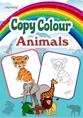 Copy colour Animals for kids (3 to 5 years old) Best Gift to Children for  Drawing, Coloring: Buy Copy colour Animals for kids (3 to 5 years old) Best  Gift to Children