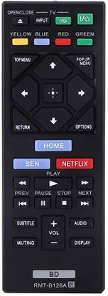 Ehop Rmt B126a Compatible For Blu Ray Dvd Player Remote Control p Bx1 p Bx3 p Bx5 p Bx6 p S10 Sony Remote Controller Ehop Flipkart Com