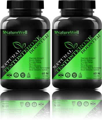 Naturewell Ultra Testosterone Booster, Capsule, supplement (Green)(120 capsules)