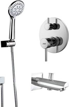 ZAP ZXR 70100 Complete Diverter Set with Plate, Hand Shower, Spout and Body  for Bathroom Faucet Set