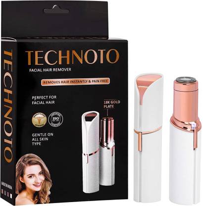 Technoto Hair Remover Machine For Women - Upper Lip, Chin, Eyebrow Trimmer  Shaver (Free Battery Included) Shaver For Women, Men - Technoto :  