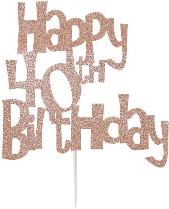 Festiko Happy 40th Birthday Cake Topper Price In India Buy Festiko Happy 40th Birthday Cake Topper Online At Flipkart Com