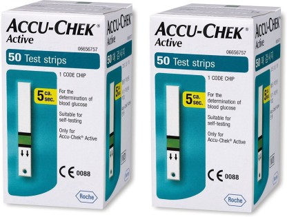 accu chek active test strips price