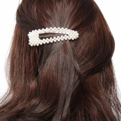 teetos Hot Fashion Pearl Hair Clip Snap for Women Elegant Design Hairband  Comb Barrette Stick Hairpin Hair Styling Accessories Hair Clip Price in  India - Buy teetos Hot Fashion Pearl Hair Clip