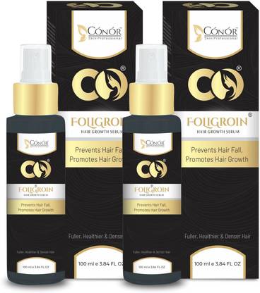 CONOR Foligroin Hair Growth Serum For Hairs Damage Pack of 2 {100 ML} - Price in India, Buy CONOR Foligroin Hair Growth Serum For Hairs Damage Pack of 2 {100 ML} Online CONOR Foligroin Hair Growth Serum For Hairs Damage Pack of 2 {100 ML} - Price in India, Buy CONOR Foligroin Hair Growth Serum For Hairs Damage Pack of 2 {100 ML} Online