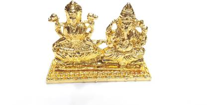 Itiha Lakshmi Ganesha Golden Decorative Showpiece  -  5 cm
