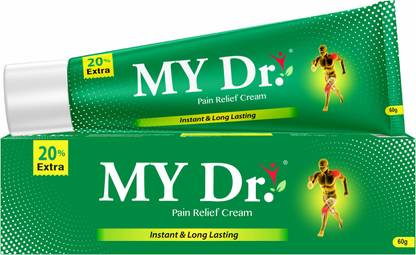 My Dr Pain Relief Cream 60 Gm Relieves Back Pain Joint Pains Cream Buy Baby Care Products In India Flipkart Com