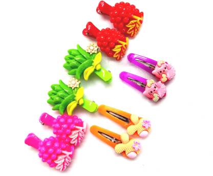 S Mark Smark Cute & Funky Different Styles Multicolored Kids Snap Hair  Clips, Small For Kids /