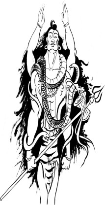 Customized design of Trishul Damru Snake tattoo by artist Deepak Vetal at  Ghatkopar Branch  Hindu tattoos Trishul tattoo designs Snake tattoo  design