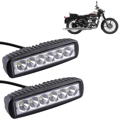 aksmit 6 led bar fog light Set Of 2 For
