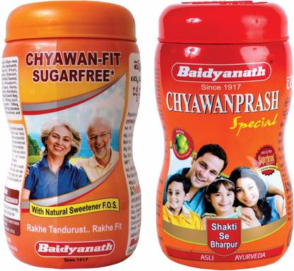 Baidyanath Chyawanprash Special 1kg Chyawan Fit Sugarfree 1Kg (Combo Baidyanath Chyawanprash Special 1kg Chyawan Fit Sugarfree 1Kg (Combo