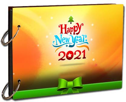 paper pebbles Happy New Year 2021 Rangoli Background Pattern Scrap Book  Size  inch 20 Pages Album Price in India - Buy paper pebbles Happy New  Year 2021 Rangoli Background Pattern Scrap