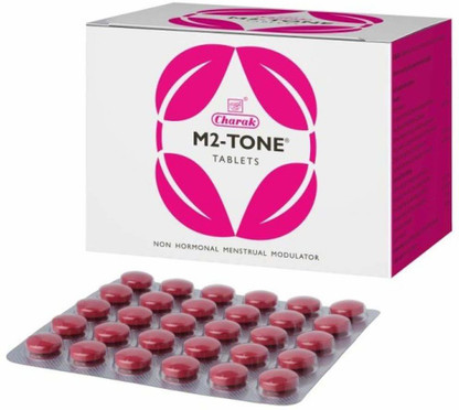 Charak M2-Tone 60 Tabs helpt bij het corrigeren van oestrogene insufficiëntie en ondersteunt ovariële functies