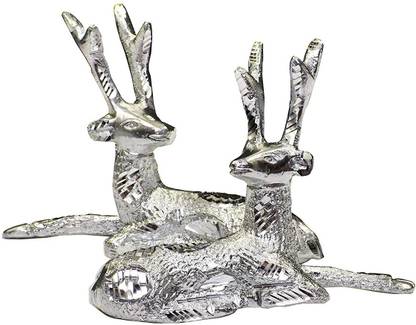 Tailos Deer Pair in Aluminum Animal Deer Hiran (Loved of Sita Mata) Mrig Reindeer (which Lord Ram Killed) Decorative Showpiece - 15 cm Price in India - Buy Tailos Deer Pair in Tailos Deer Pair in Aluminum Animal Deer Hiran (Loved of Sita Mata) Mrig Reindeer (which Lord Ram Killed) Decorative Showpiece - 15 cm Price in India - Buy Tailos Deer Pair in