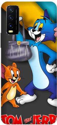 BYXIS Back Cover for Vivo Y20i Tom and jerry, Cartoon, Cartoon network,  Tom, Jerry - BYXIS : 