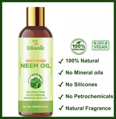 Oilanic 100% Pure & Natural Neem Oil( 100 ml) Hair Oil