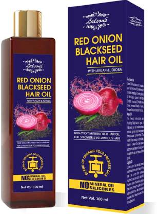 Lalson's Red Onion Black Seed Hair Growth Oil With Argan & Jojoba ( 100%  Pure ) For Men & Women Hair Oil - Price in India, Buy Lalson's Red Onion  Black Seed