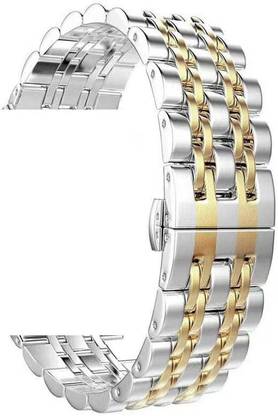 Silver chain smart watch