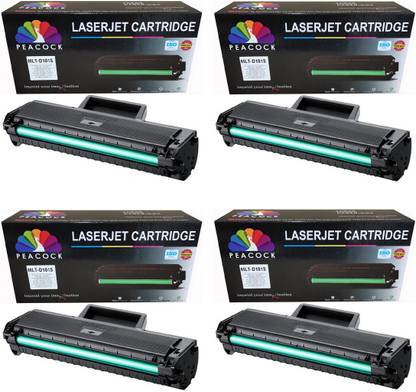 Peacock D101s Compatible Toner Cartridge Pack Of 04 Use In Samsung Laserjet Printers Sf 760p Sf
