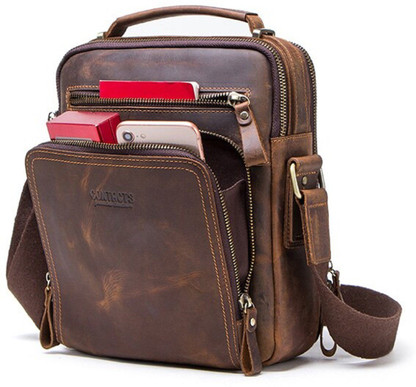 Genuine leather shoulder bags clearance