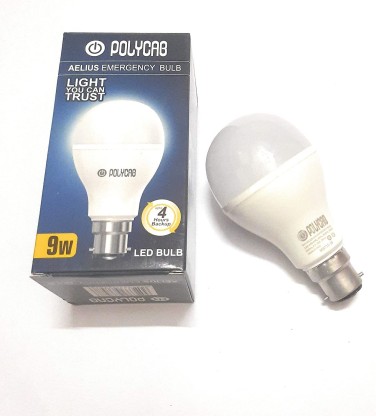 polycab aelius emergency bulb 9w