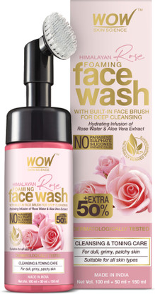 wow rose face wash
