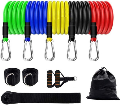 resistance tube set with handles