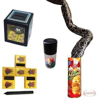 Pack of 4 Snake in A Can Box