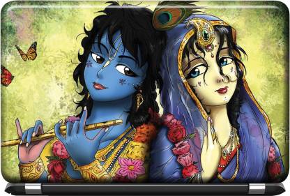 CAVE ART Cute -Radha - Krishna -Love - HD Laptop Skins - For All Models And  Brands - CA-5045-A(14-inch) Vinyl Laptop Decal 14 Price in India - Buy CAVE  ART Cute -Radha -