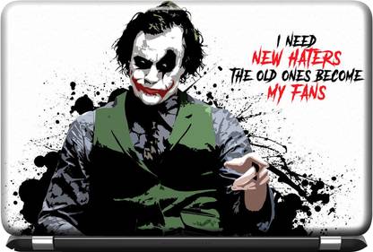 Cave Art I Need New Heaters Joker Heath Ledger Inspiration Quote Hd Laptop Skins For All Models And Brands Ca 5023 14 Inch Vinyl Laptop Decal 14 Price In