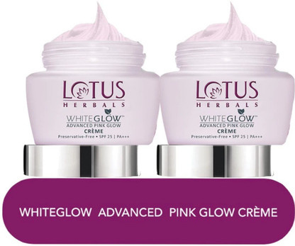 lotus advanced pink glow cream
