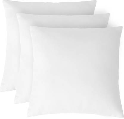 SLEEPCOOL Polyester Fibre Solid Cushion Pack of 3