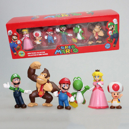 super mario action figure set