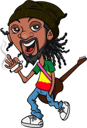 DWELLSINDIA Animated Bob Marley Poster 12x18 Inches Price in India - Buy  DWELLSINDIA Animated Bob Marley Poster 12x18 Inches online at 