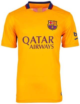 Navex Football Jersey Club Barcelona Yellow Short Sleeve Ket L Football Kit Buy Navex Football Jersey Club Barcelona Yellow Short Sleeve Ket L Football Kit Online At Best Prices In India