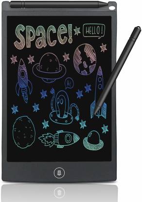 ARVANA 8.5 inch LCD Writing Pad For Kids Re-Writing Paperless Electronic Digital Slate E Writer Pads Notepad Board for Writing And Learning LCD Writing Tablet Gifts For Kids Girls / Boys (Multicolor)