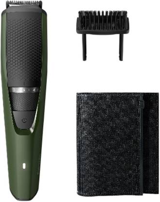 Philips Men BT3211/15 Series 3000 Rechargeable Beard Trimmer – Olive Green