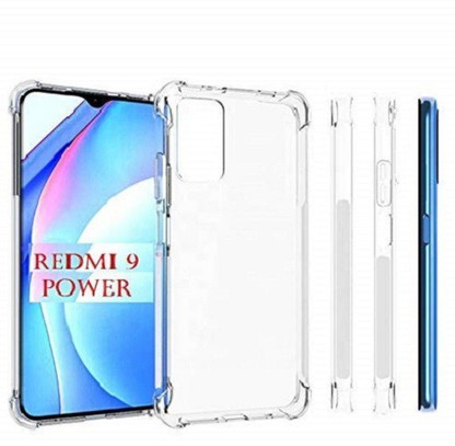 redmi 9 power back cover transparent