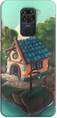 NDCOM Back Cover for Redmi Note 9 Beautiful 3D Home Illustration Printed