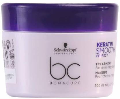 Schwarzkopf Professional Bonacure Keratin BC Smooth Perfect Treatment 200ml  - Price in India, Buy Schwarzkopf Professional Bonacure Keratin BC Smooth  Perfect Treatment 200ml Online In India, Reviews, Ratings & Features |  