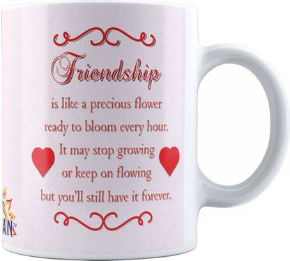 Suvan Friendship Quotes Printed Tea And Coffee For Friend Suwmfrd004 Ceramic Coffee Mug Price In India Buy Suvan Friendship Quotes Printed Tea And Coffee For Friend Suwmfrd004 Ceramic Coffee Mug Online