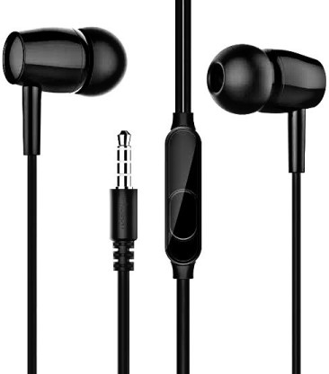 terabyte wired earphones black