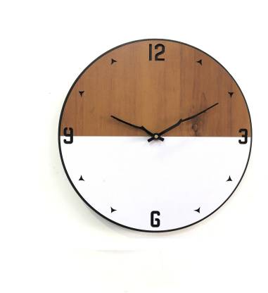 Teak Wood Og 30 Cm X Wall, Wooden Wall Clock Flipkart