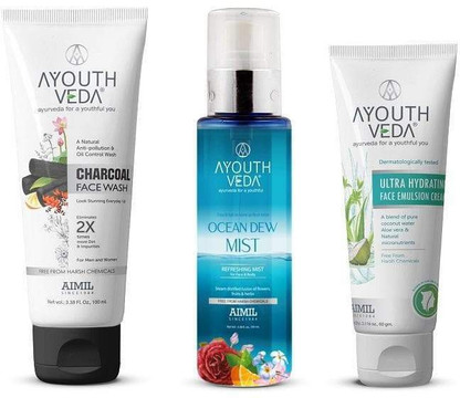 ayouthveda charcoal face wash