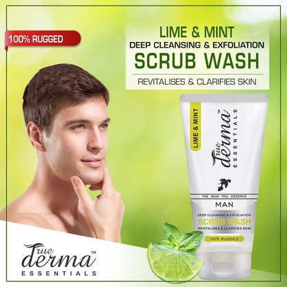 true derma glow face wash