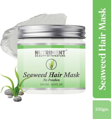 Nutriment Beauty With Nature Seaweed Hair Mask, 250gm, Repairs Hair Damage, Deeply Conditions Hair, Gives Healthier Nutriment Beauty With Nature Seaweed Hair Mask, 250gm, Repairs Hair Damage, Deeply Conditions Hair, Gives Healthier