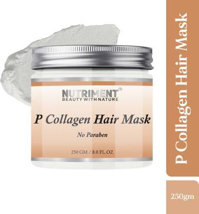 Nutriment Beauty With Nature Protein Collagen Hair Mask, 250gm for Damaged  and Dry Hair, Increases Softness