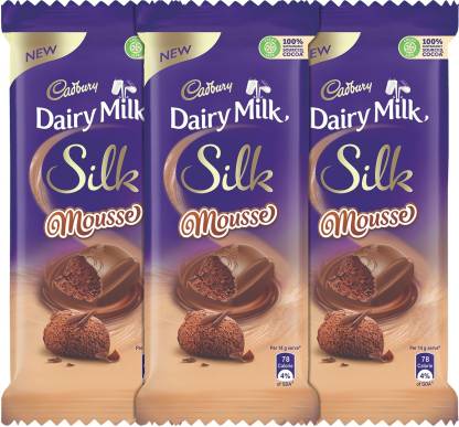Cadbury Dairy Milk Silk Mousse Chocolate Bars Price in India - Buy Dairy Milk Silk Mousse Chocolate Bars online at Flipkart.com
